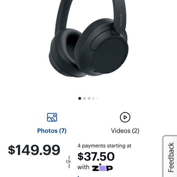 SONY WH-CH720N noise, canceling headphones - Picture 7 of 9